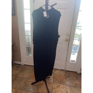 Women's ELOQUII Black Sleeveless Dress Size 28